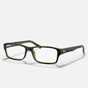 Ray-Ban Eyeglasses RB 5169 Polished Havana On Green +5.0 Lenses